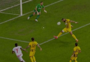 Με αυτογκόλ του Μουκουντί η Σαμσουνσπόρ ανοίγει το σκορ κόντρα στην ΑΕΚ! (vid)