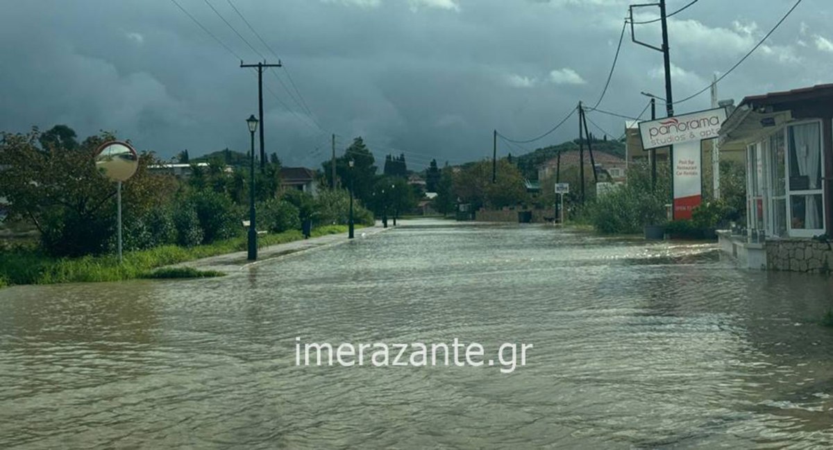 Κακοκαιρία Byron: «Βιβλική καταστροφή» σε χωριά – Δρόμοι και καλλιεργήσιμες εκτάσεις μετατράπηκαν σε λίμνες