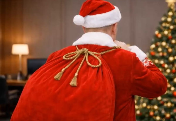 Sputnik: Ο Βλαντιμίρ Πούτιν ντυμένος Άγιος Βασίλης – Μοιράζει δώρα στους ηγέτες του κόσμου