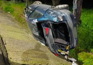 Τροχαίο με ανατροπή οχήματος στην εθνική οδό Πύργου – Τριπόλεως