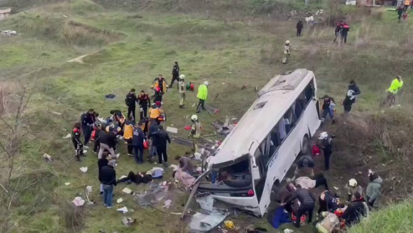Τουρκία: Λεωφορείο έπεσε σε χαντάκι – Τρεις νεκροί και 10 τραυματίες