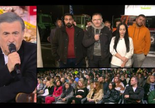 Ο Λάκης Λαζόπουλος στο πλευρό των αγροτών: «Η οργή μας θα τους πνίξει, θα το πάμε μέχρι τέλους»