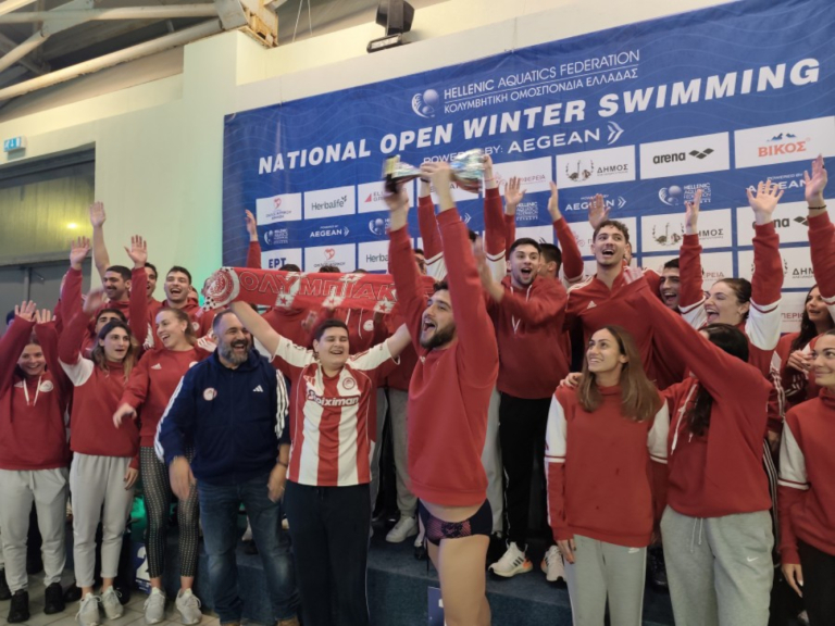 Παλαιό Φάληρο και Ολυμπιακός πρωταθλητές στο Πανελλήνιο Χειμερινό Κύπελλο Κολύμβησης