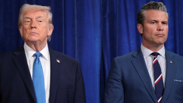 «Ο πρόεδρος Τραμπ θέτει τους όρους και αποφασίζει για το αποτέλεσμα» λέει ο Χέγκσεθ