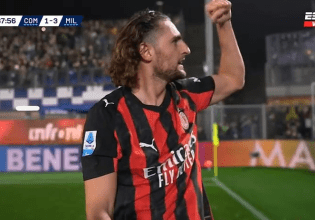 Κόμο – Μίλαν 1-3: Νίκη με ανατροπή και με υπογραφή Ραμπιό