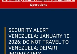 Οι ΗΠΑ ζητούν από τους Αμερικανούς να μην ταξιδεύουν στη Βενεζουέλα και να φύγουν άμεσα από τη χώρα