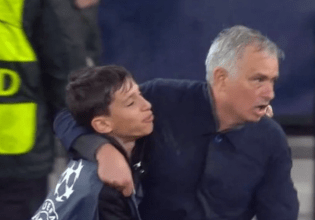 Τι είπε το ball boy της Μπενφίκα για την αγκαλιά με τον Μουρίνιο: «Την επόμενη μέρα έγινε χαμός στο σχολείο» (pics)