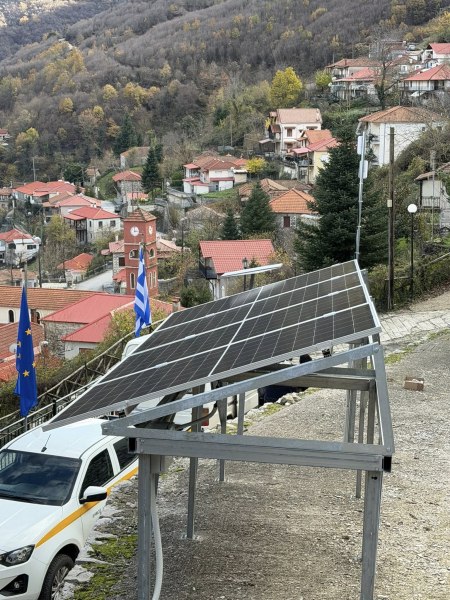 Δήμος έθεσε σε λειτουργία ενεργειακά αυτόνομο δορυφορικό σύστημα πολιτικής προστασίας