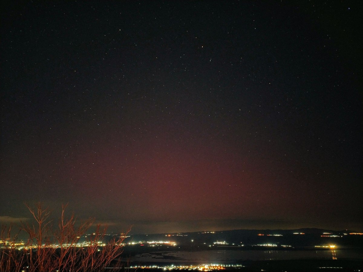 Το βόρειο σέλας στη Θεσσαλονίκη (Πηγή: Andreas Vossinakis)