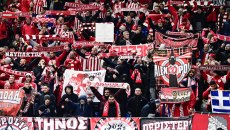 Έφτασε στην Κρήτη ο κόσμος του Ολυμπιακού (vid)