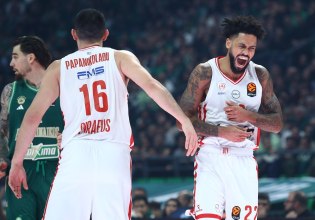 Παναθηναϊκός – Ολυμπιακός 82-87: Νίκη στο ΟΑΚΑ με «καυτό» δίδυμο οι «ερυθρόλευκοι»