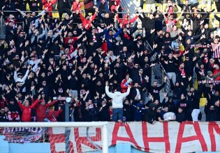 Ολυμπιακός – ΟΦΗ: Δυναμική παρουσία από τους 7.000 οπαδούς των Πειραιωτών στο Παγκρήτιο  (vid+pics)