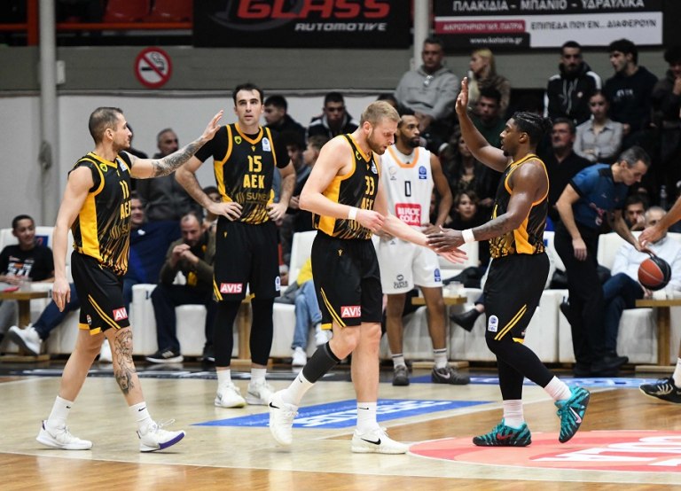 Προμηθέας – ΑΕΚ 86-94:  Εδραιώνεται στην 4άδα κι εξασφάλισε πρόκριση στο Final 8 του Κυπέλλου (vid)