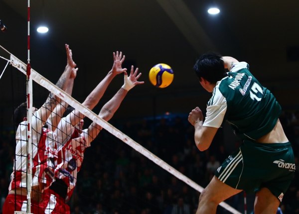Παναθηναϊκός – Ολυμπιακός 3-0 σετ: Νικητές στο ντέρμπι οι «πράσινοι» (vid)