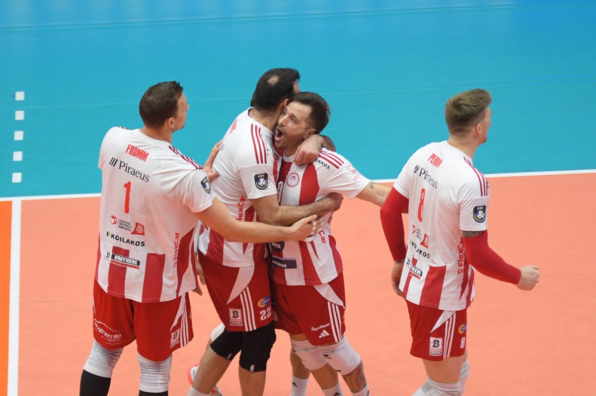 Ολυμπιακός ONEX – ΑΟ Φλοίσβος 3-1: Πήραν τη νίκη οι «ερυθρόλευκοι» και σκέφτονται τον επαναληπτικό του CEV Cup