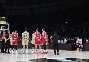 Ενός λεπτού σιγή πριν το Ολυμπιακός – Μπαρτσελόνα στη μνήμη των οπαδών του ΠΑΟΚ (vid)