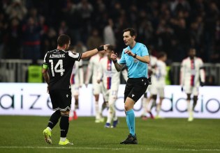 Ισοφάρισε η Λιόν, αποβλήθηκε ο Κωνσταντέλιας (vids)