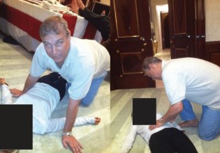 Σκάνδαλο Έπσταϊν: Φωτογραφίες δείχνουν τον πρίγκιπα Άντριου πάνω από γυναίκα που είναι ξαπλωμένη στο πάτωμα