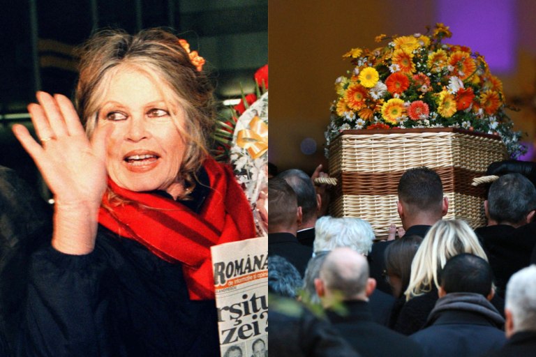 Το τελευταίο αντίο στην Μπριζίτ Μπαρντό, η παρουσία της Λεπέν, οι πορτοκαλί ζέρμπερες και η αποκάλυψη της αιτίας θανάτου της