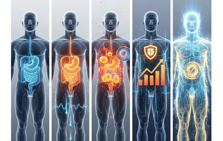 Τι συμβαίνει στο σώμα μας αν δεν φάμε τίποτα για 36 ώρες - Δείτε προσομοίωση