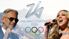 Ο Αντρέα Μποτσέλι και η Μαράια Κάρεϊ στην Τελετή Εναρξης των Χειμερινών Ολυμπιακών Αγώνων Μιλάνο – Κορτίνα