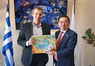 Επίσκεψη του Πρέσβη της Κίνας στον Δήμαρχο Σπάρτης