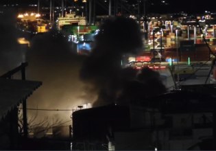 Φωτιά στα Καζάνια στο Πέραμα – «Κλείστε τα παράθυρα των σπιτιών σας»