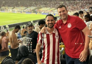 Αυτά γίνονται μόνο από Ολυμπιακούς – Με φανέλες του Θρύλου στο μεγάλο ντέρμπι στο Μαρακανά (pics, vid)