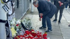 ΠΑΟΚ: Τίμησε τα θύματα ο Άγγελος Αναστασιάδης (vids, pics)