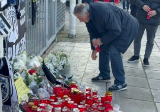 ΠΑΟΚ: Τίμησε τα θύματα ο Άγγελος Αναστασιάδης (vids, pics)