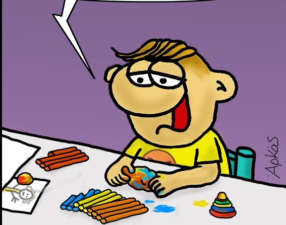 Αρκάς: Το σκίτσο της ημέρας με χιούμορ και πολλά χρώματα