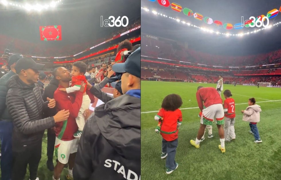 Τρομερή στιγμή: Ο Ελ Κααμπί πανηγύρισε την πρόκριση του Μαρόκο με τα παιδιά του (vid)