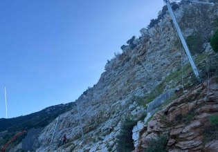 Ολοκληρώθηκαν οι παρεμβάσεις ανάσχεσης καταπτώσεων στην επαρχιακή οδό «Επίδαυρος–Μέθανα»