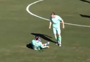 Απίστευτο: Ο Κούτσιας δέχθηκε επίθεση από συμπαίκτη του την ώρα του αγώνα (vid)