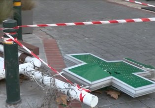 Κυψέλη: Εκτός κινδύνου η 16χρονη που έπεσε στο κεφάλι της πινακίδα φαρμακείου