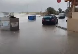 Η θάλασσα βγήκε στη στεριά σε Ρίο και Ναύπλιο – Κακοκαιρία σφυροκοπά την Αχαΐα