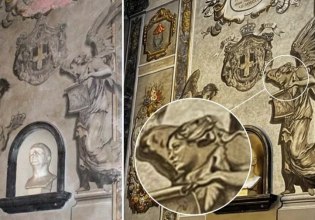 Ιταλία: Σάλος με τοιχογραφία σε εκκλησία – Άγγελος θυμίζει την Τζόρτζια Μελόνι