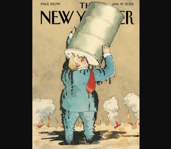 Το New Yorker σχολιάζει την επίθεση Τραμπ στην Βενεζουέλα με ένα εξώφυλλο «φωτιά»