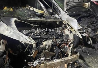 Θεσσαλονίκη: Φωτιά σε μάντρα αυτοκινήτων τα ξημερώματα – Εκτεταμένες υλικές ζημιές