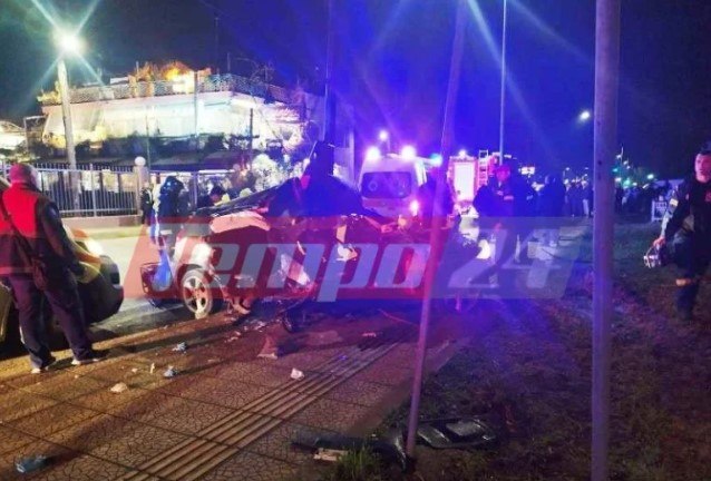 Πάτρα: 19χρονος και 17χρονη τα θύματα του τροχαίου – «Καρφώθηκαν» σε φανάρι και σκοτώθηκαν ακαριαία