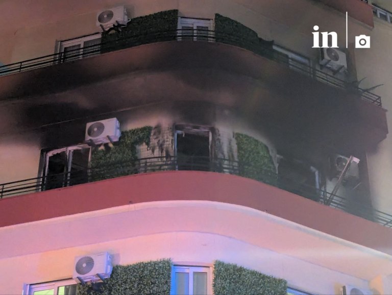 Φωτιά σε χώρο φιλοξενίας μεταναστών στο κέντρο της Αθήνας – Πληροφορίες για τραυματίες [βίντεο]