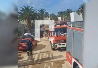 Φωτιά σε εργοτάξιο ξενοδοχείου στο Ηράκλειο Κρήτης