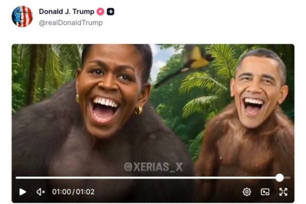 Slopaganda: Από τον «Βασιλιά Τραμπ» στα πιθήκια Ομπάμα ή τον νιχιλιστή πιγκουίνο, η ΑΙ ως εργαλείο προπαγάνδας