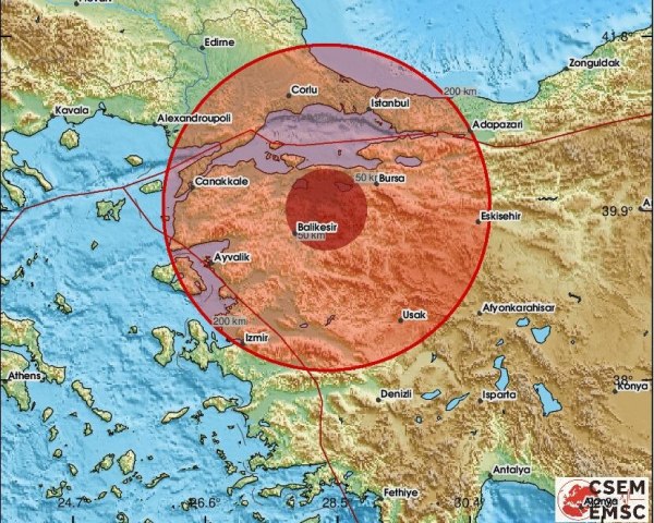 Σεισμός 5,3 Ρίχτερ στην Τουρκία – Αισθητός και στη Μυτιλήνη