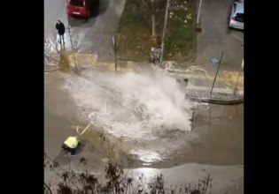 Θεσσαλονίκη: Εργατικό ατύχημα με 4 τραυματίες όταν έσκασε αγωγός της ΕΥΑΘ – Βίντεο ντοκουμέντο