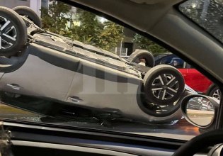 Τροχαίο με ανατροπή οχήματος στη Μιχαλακοπούλου – Απεγκλωβίστηκε ο οδηγός