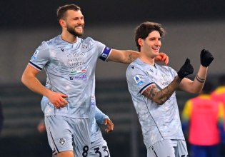 Βερόνα – Ουντινέζε 1-3: Έφυγε με το «διπλό» και την άφησε στον πάτο