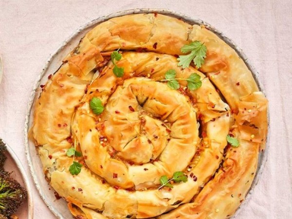 Συνταγή: Χορτόπιτα με ανθότυρο