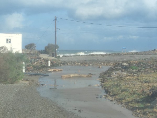 Κλειστοί δρόμοι λόγω καιρικών φαινομένων στο Δήμο Ηρωικής Νήσου Κάσου