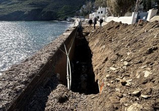 Αγώνας δρόμου του Δήμου Άνδρου για την αποκατάσταση των ζημιών από έντονο καιρικό φαινόμενο